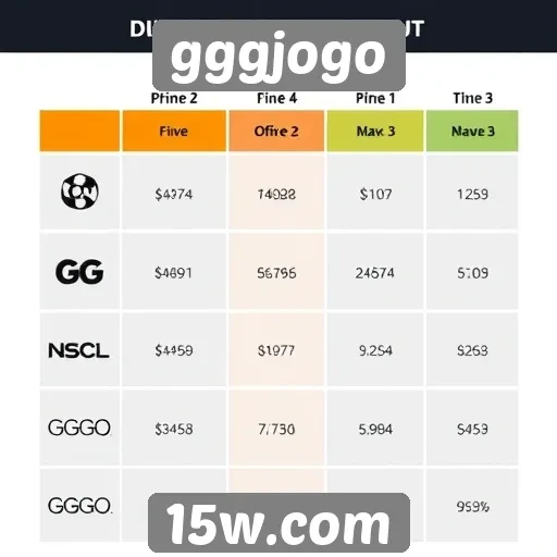 Comparativo entre gggjogo e concorrentes no mercado